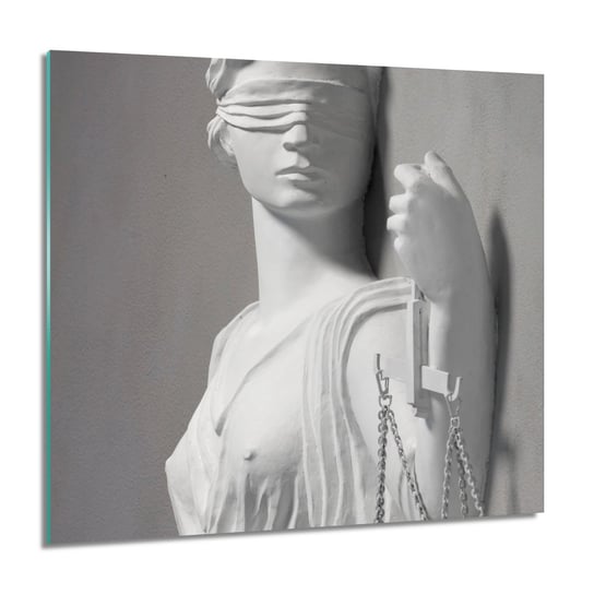 ArtprintCave, Obraz na szkle, Temida Grecja posąg grafika, 60x60 cm ArtPrintCave