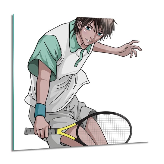 ArtprintCave, Obraz na szkle, Tenis chłopak, 60x60 cm ArtPrintCave