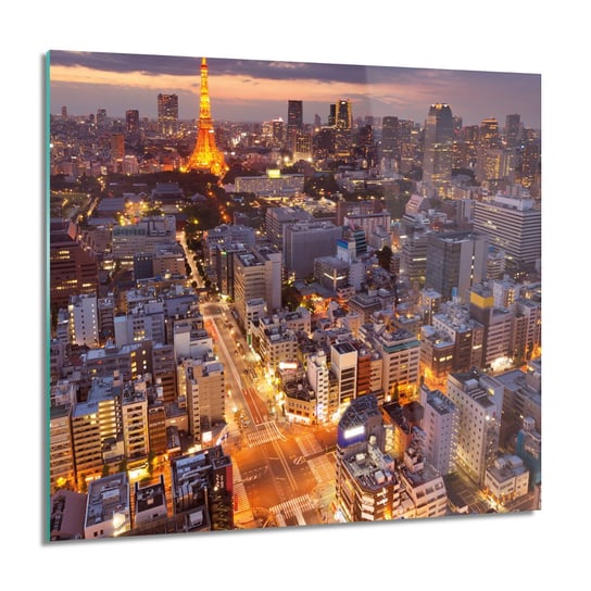 ArtprintCave, Obraz na szkle, Tokyo miasto noc, 60x60 cm ArtPrintCave