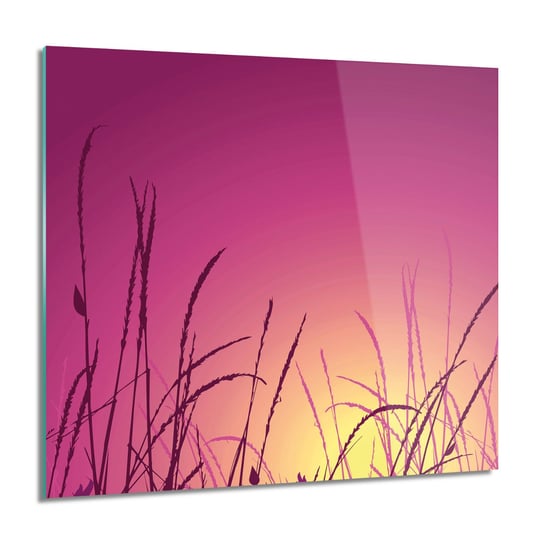ArtprintCave, Obraz na szkle, Trawy łąka słońce, nowoczesne, 60x60 cm ArtPrintCave