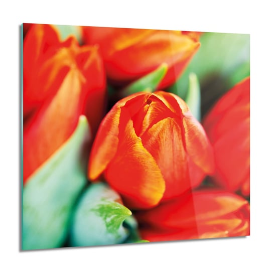 ArtprintCave, Obraz na szkle, Tulipany bukiet, 60x60 cm ArtPrintCave