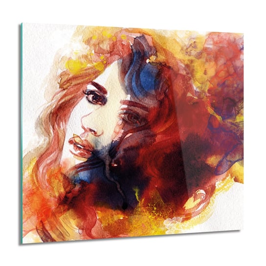 ArtprintCave, Obraz na szkle, Twarz dziewczyny, 60x60 cm ArtPrintCave