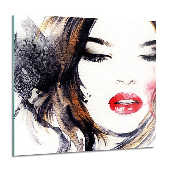 ArtprintCave, Obraz na szkle, Twarz kobiety obraz, 60x60 cm ArtPrintCave
