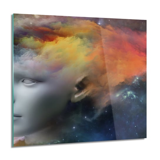 ArtprintCave, Obraz na szkle, Twarz w kosmosie, 60x60 cm ArtPrintCave