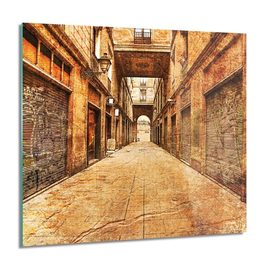 ArtprintCave, Obraz na szkle, Ulica domu Hiszpania, 60x60 cm ArtPrintCave