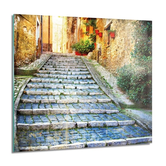 ArtprintCave, Obraz na szkle, Ulica schody Włochy, 60x60 cm ArtPrintCave