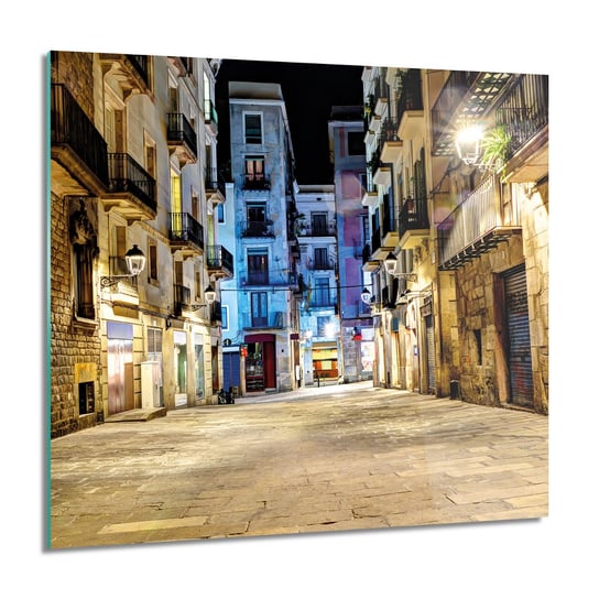 ArtprintCave, Obraz na szkle, Uliczka Barcelona, 60x60 cm ArtPrintCave