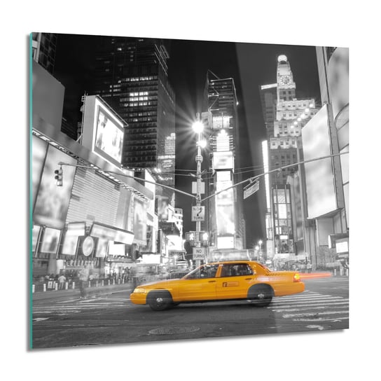 ArtprintCave, Obraz na szkle, USA taxi wieżowce, 60x60 cm ArtPrintCave