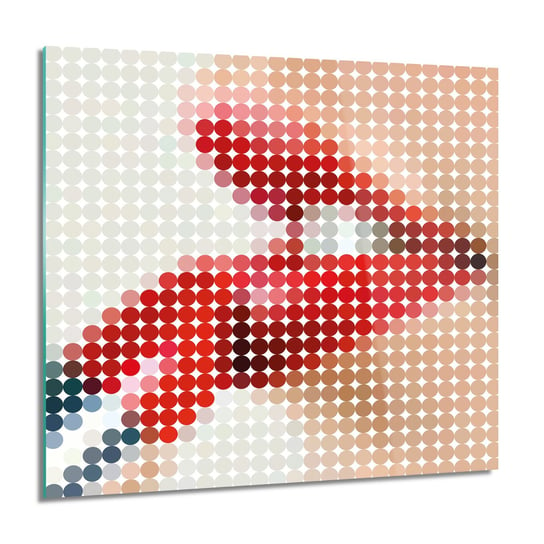 ArtprintCave, Obraz na szkle, Usta kulki pop art, 60x60 cm ArtPrintCave