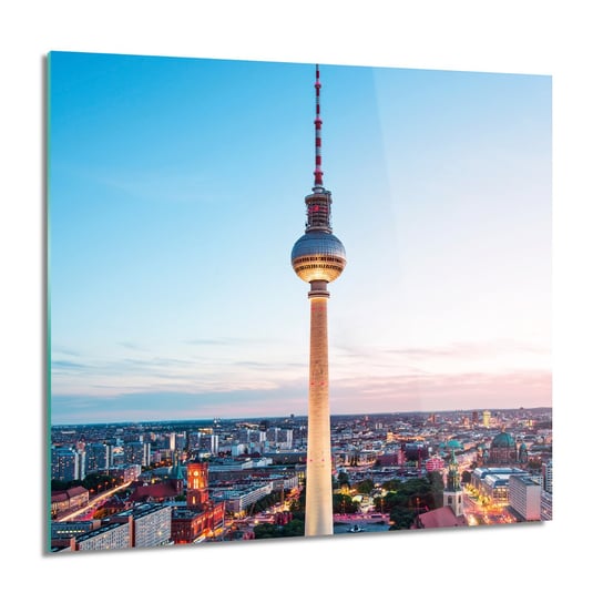 ArtprintCave, Obraz na szkle, Wieża Berlin miasto, nowoczesne, 60x60 cm ArtPrintCave