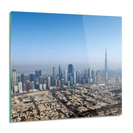ArtprintCave, Obraz na szkle, Wieżowce Dubai widok, 60x60 cm ArtPrintCave