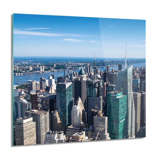 ArtprintCave, Obraz na szkle, Wieżowce miasto USA, 60x60 cm ArtPrintCave