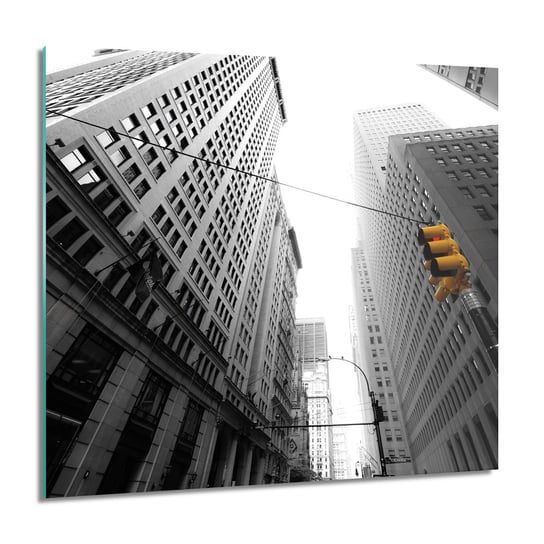 ArtprintCave, Obraz na szkle, Wieżowce ulica NY, 60x60 cm ArtPrintCave