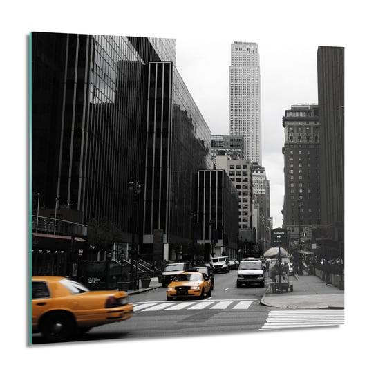 ArtprintCave, Obraz na szkle, Wieżowiec NY ulica, 60x60 cm ArtPrintCave