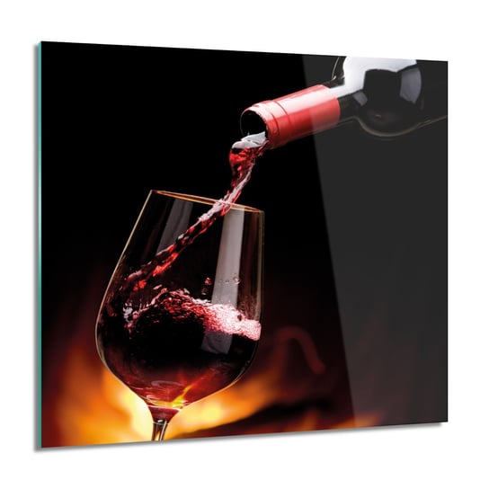 ArtprintCave, Obraz na szkle, Wino kieliszek, 60x60 cm ArtPrintCave