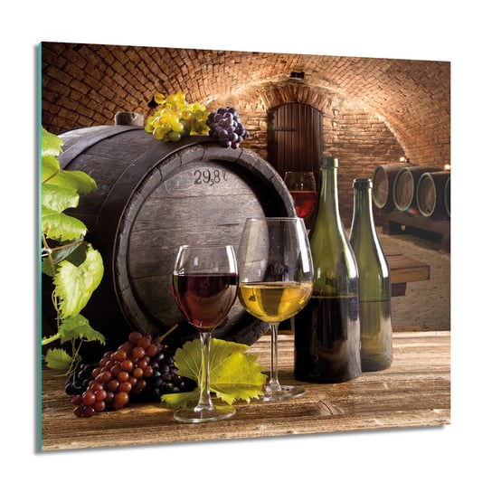 ArtprintCave, Obraz na szkle, Winogrona wino, 60x60 cm ArtPrintCave