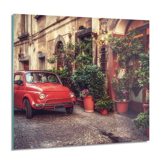 ArtprintCave, Obraz na szkle, Włochy auto retro, 60x60 cm ArtPrintCave