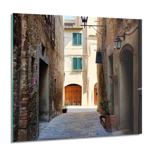 ArtprintCave, Obraz na szkle, Włochy stara uliczka, 60x60 cm ArtPrintCave