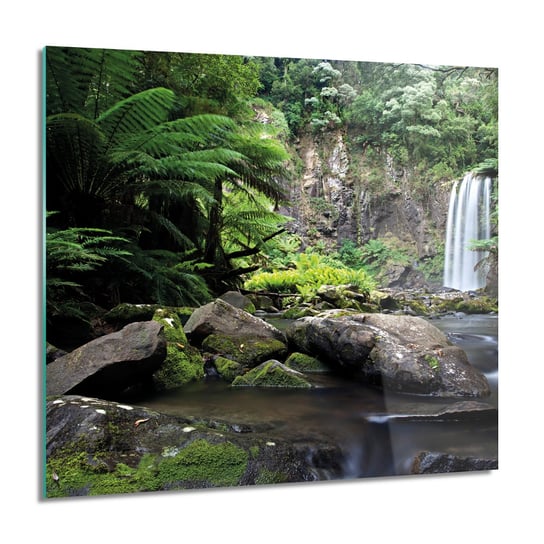 ArtprintCave, Obraz na szkle, Wodospad las rośliny, 60x60 cm ArtPrintCave