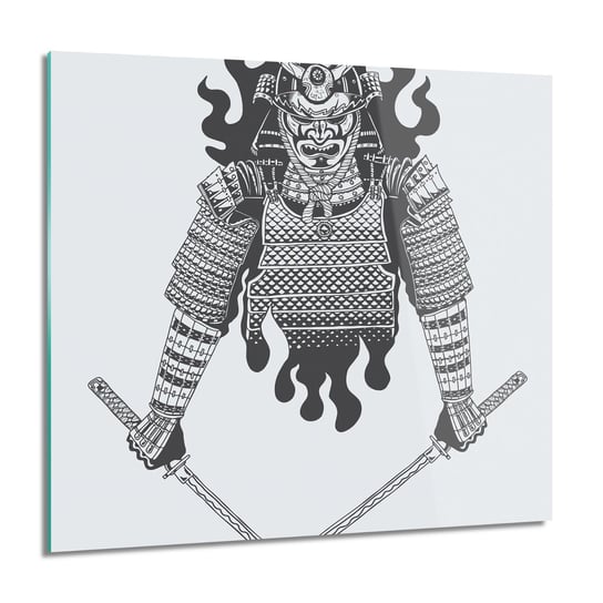 ArtprintCave, Obraz na szkle, Wojownik samurai, 60x60 cm ArtPrintCave