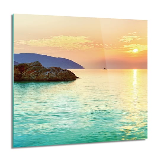 ArtprintCave, Obraz na szkle, Wyspy morze słońce, nowoczesne, 60x60 cm ArtPrintCave