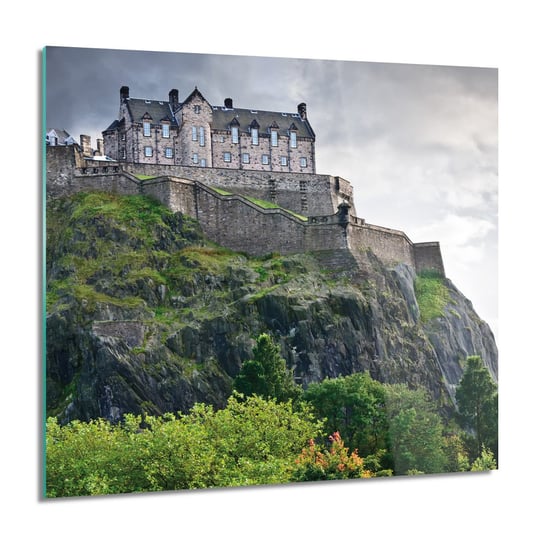 ArtprintCave, Obraz na szkle, Zamek Edynburg skała, 60x60 cm ArtPrintCave