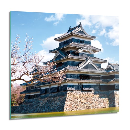 ArtprintCave, Obraz na szkle, Zamek Japonia, 60x60 cm ArtPrintCave