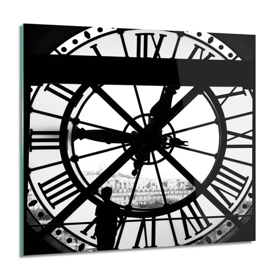 ArtprintCave, Obraz na szkle, Zegar muzeum Paryż, 60x60 cm ArtPrintCave
