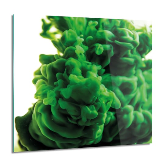 ArtprintCave, Obraz na szkle, Zielona farba woda, 60x60 cm ArtPrintCave