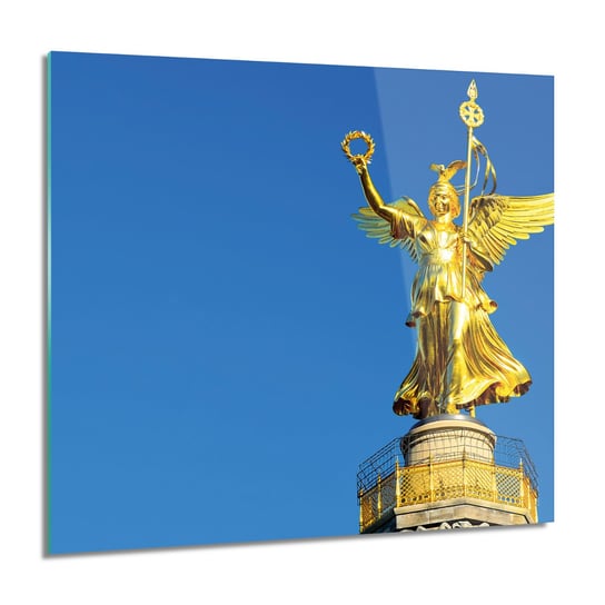 ArtprintCave, Obraz na szkle, Złoty Anioł pomnik, 60x60 cm ArtPrintCave