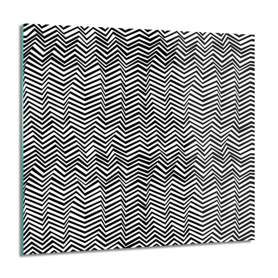 ArtprintCave, Obraz na szkle, Zygzaki iluzja 3D, 60x60 cm ArtPrintCave