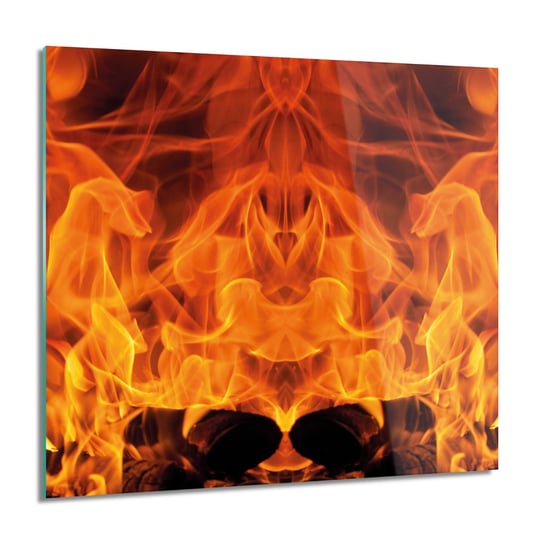 ArtprintCave, Ogień płomień foto szklane ścienne, 60x60 cm ArtPrintCave