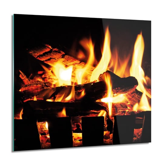 ArtprintCave, Ogień żar płomienie obraz szklany, 60x60 cm ArtPrintCave