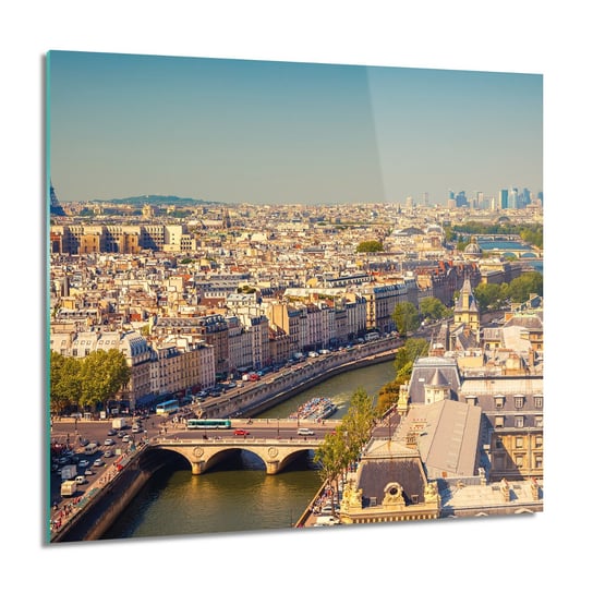 ArtprintCave, Paryż miasto panorama kwadrat foto na szkle, 60x60 cm ArtPrintCave