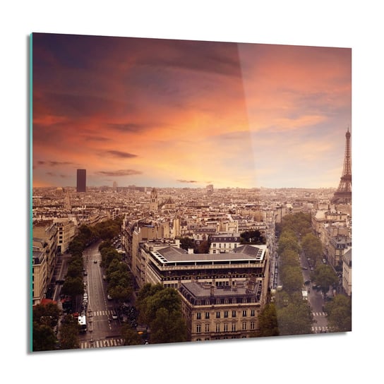ArtprintCave, Paryż wieża Eiffla do salonu obraz na szkle, 60x60 cm ArtPrintCave