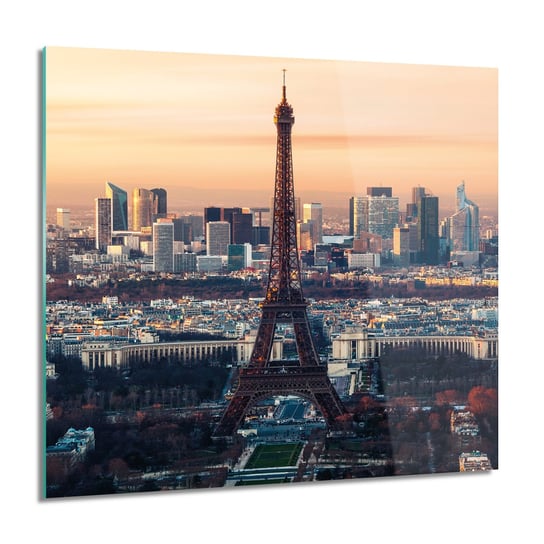 ArtprintCave, Paryż wieża Eiffla foto-obraz obraz na szkle, 60x60 cm ArtPrintCave