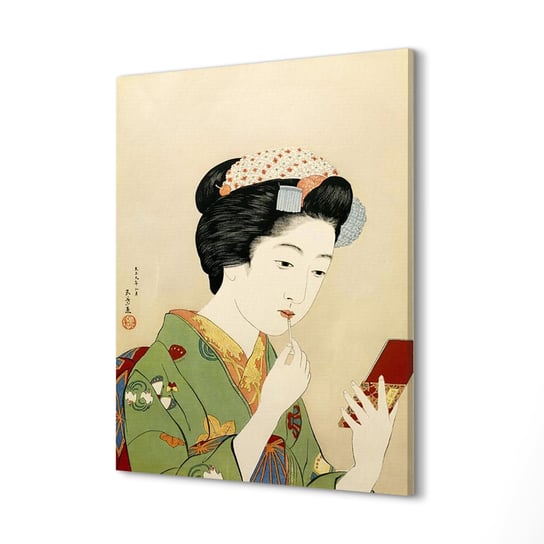 ArtprintCave, Wydruk na płótnie, Makijaż kobieta japonka, 40x60 cm ArtPrintCave
