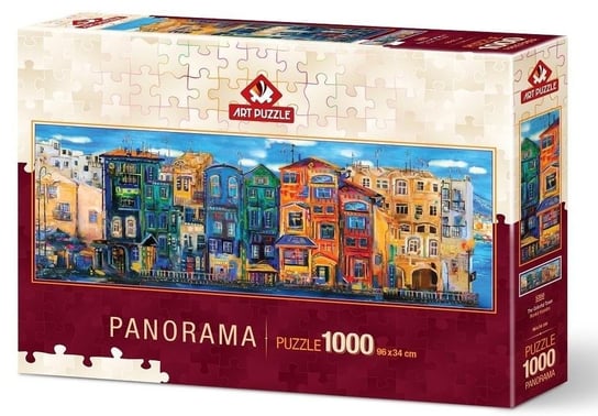 Artpuzzle, puzzle, Kolorowe miasto (Panorama), 1000 el. Artpuzzle