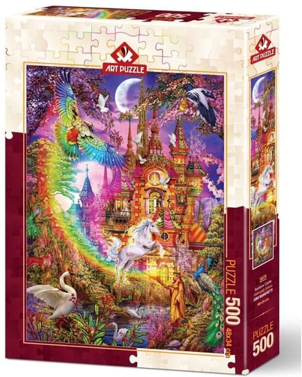 Artpuzzle, puzzle, Tęczowy zamek, 500 el. Artpuzzle