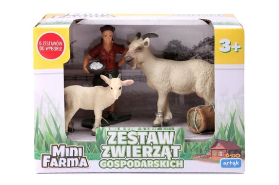 Artyk, Mini Farma, Zestaw Farma - Figurka Gospodyni I Kozy, 143533 Artyk