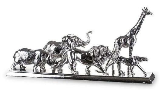 Artykuł Dekoracyjny zwierzęta srebrny 33x68x15 cm Art-Pol