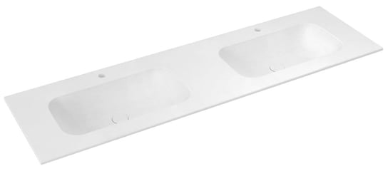 ARUBA umywalka podwójna, 180x51,5 cm, Rockstone biały mat Inna marka