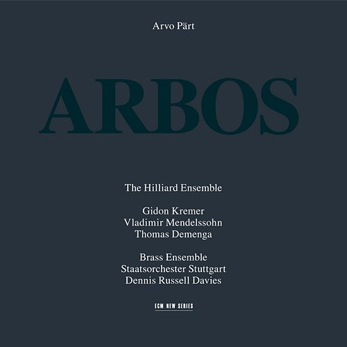Arvo Pärt: Arbos Various Artists