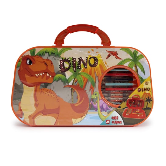 AS COMPANY, zestaw artystyczny z walizką Dinozaur AS Company