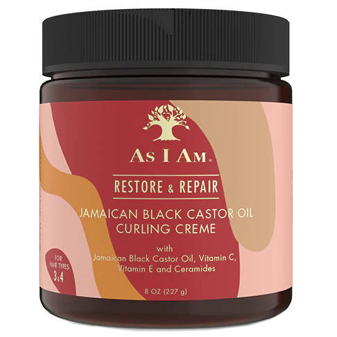 As I Am, Restore & Repair Jamaican Black Castor Oil Curling Creme, 227g As I Am