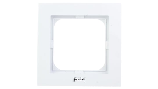 AS Ramka pojedyncza do łączników IP44 biała RH-1G/00 OSPEL