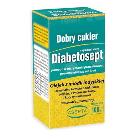 Asepta Diabetosept Dobry Cukier Suplementy diety, 100ml Asepta