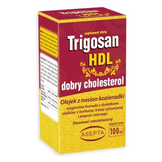 Asepta Trigosan HDL dobry cholesterol Suplementy diety, 100ml Asepta