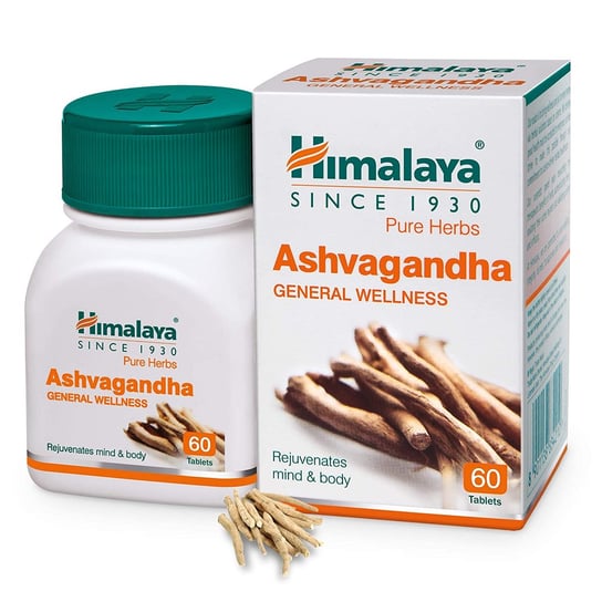 Ashwagandha energia i witalność Himalaya Suplement diety, 60 kapsułek Inna marka