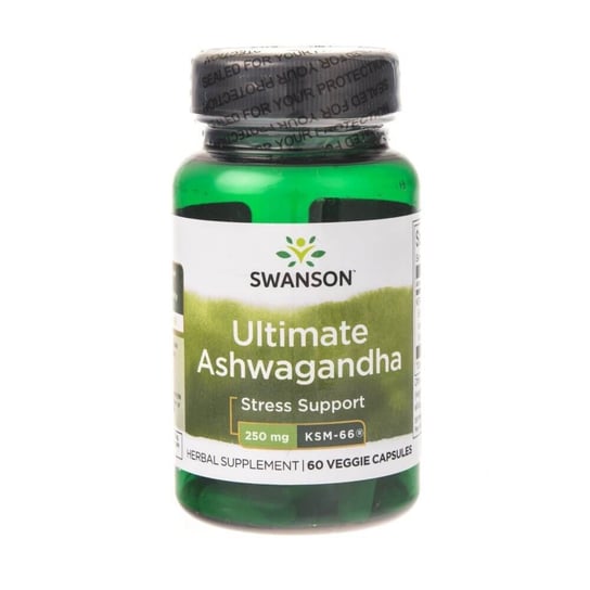Ashwagandha KSM-66 SWANSON, Suplement diety, 60 kaps. Swanson